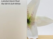 Lacobel blank float RAL 9010-Soft White