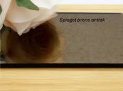Spiegel brons antiek